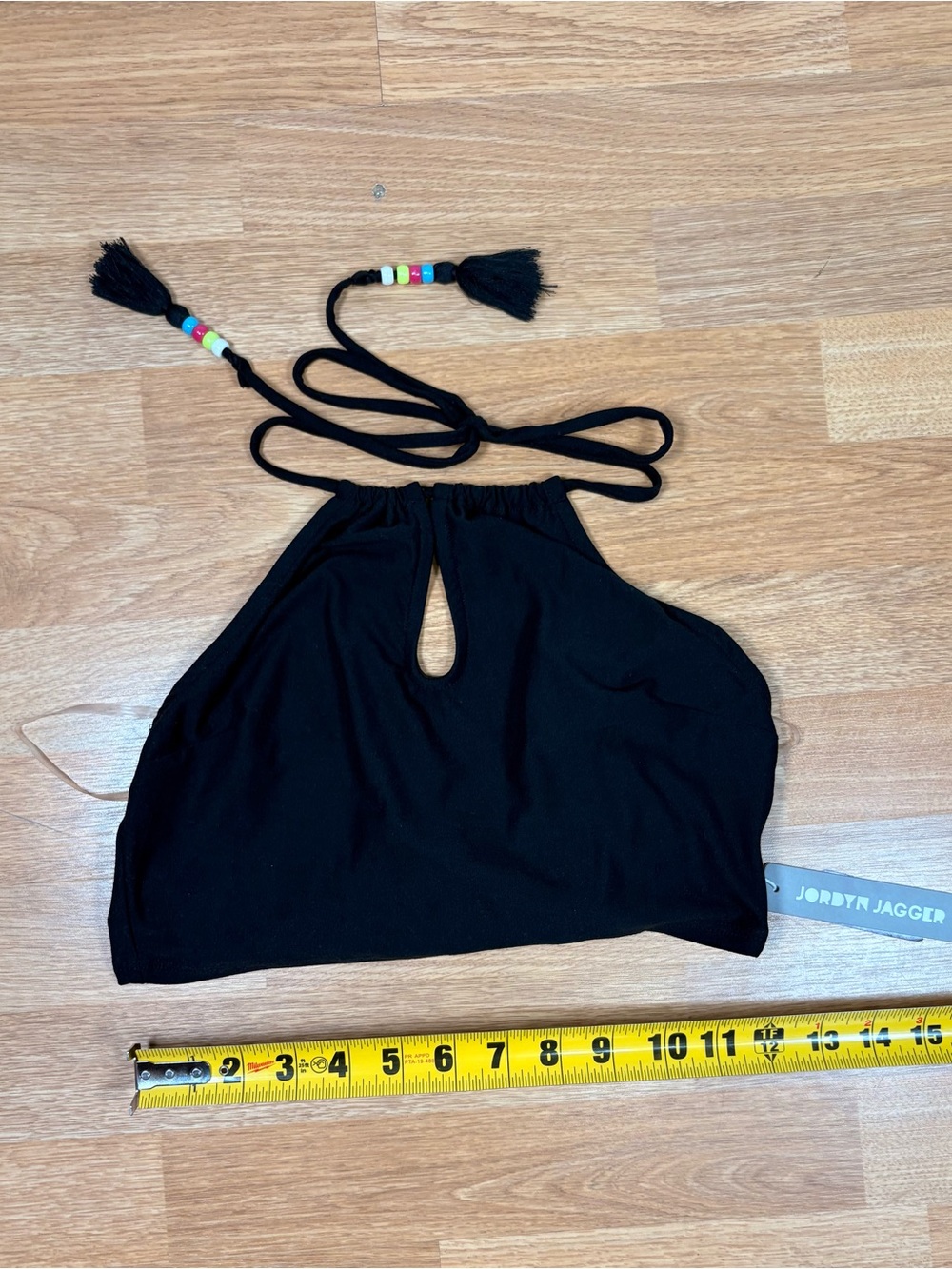 JORDYN JAGGER - Black Haltered Crop Top